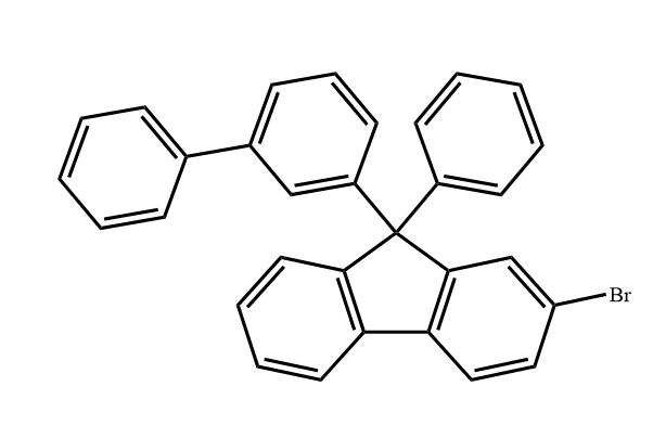9-([1,1'-联苯] -3-基)-2-溴-9-苯基-9H-芴