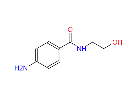 4-氨基苯甲酰胺基乙醇；54472-45-6