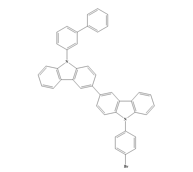 9-[1,1′-联苯]-3-基-9′-(4-溴苯)-3,3′-联-9H-咔唑