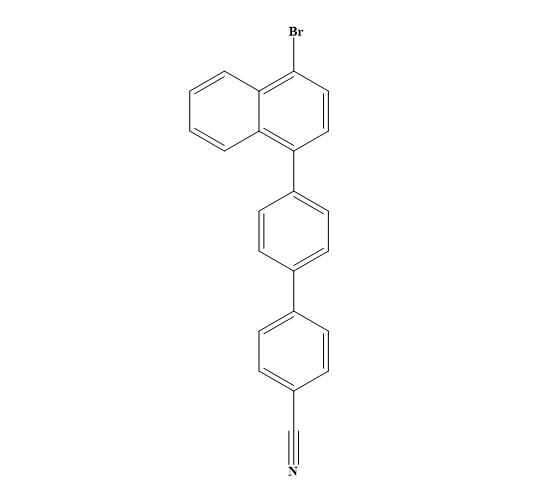 4′-(4-溴-1-萘基)[1,1′-联苯]-4-甲腈