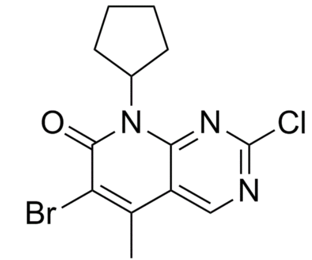 6-溴-2-氯-8-环戊基-5-甲基吡啶并[2,3-d]嘧啶-7(8H)-酮