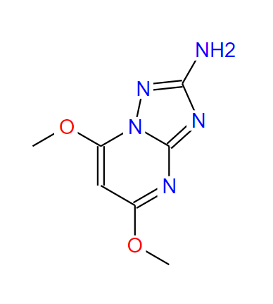 2-氨基-5,7-二甲氧基-1,2,4-三嗪并[1,5-a]嘧啶；13223-43-3