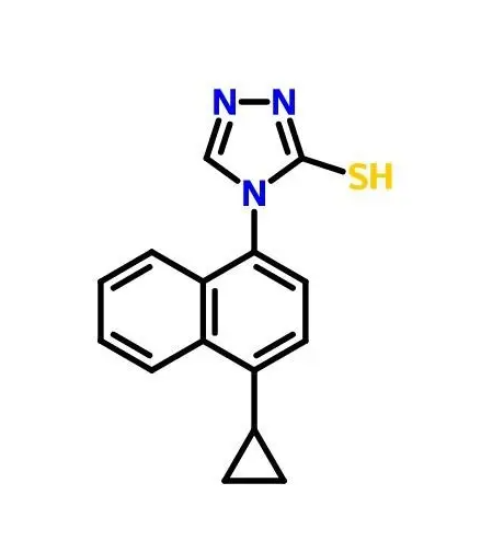 4-(1-环丙基萘-4-基)-4H-1,2,4-三唑-3-硫醇