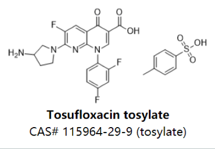 Tosufloxacin tosylate