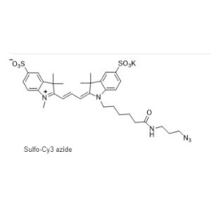 CAS号:2055138-89-9,Sulfo-Cy3 azide,磺化Cy3-叠氮