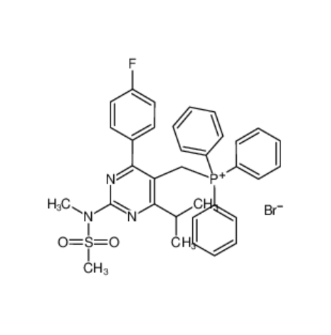 4-(4-氟苯基)-6-异丙基-2-(N-甲基-N-甲磺酰胺基)-5-三苯基膦内鎓甲基-1-嘧啶