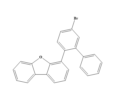 4-(5-溴-[1',1-联苯]-2-基)-二苯并呋喃；2376733-15-0