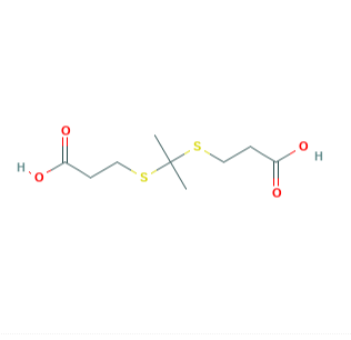 TK-COOH（丙酸）；丙烷-2,2-二基双(硫)基]二乙酸