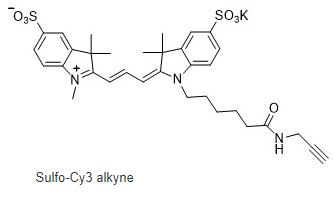 Sulfo-Cy3炔基,花菁素Cy3炔烃