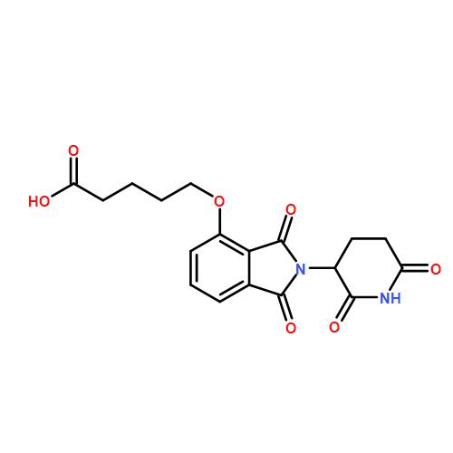5-((2-(2,6-dioxopiperidin-3-yl)-1,3-dioxoisoindolin-4-yl)oxy)pentanoic acid