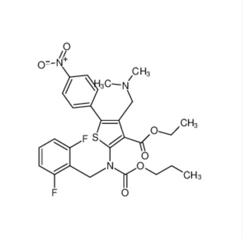 3-Thiophenecarboxylic acid, 2-[[(2,6-difluorophenyl)methyl](propoxycarbonyl)amino]-4-[(dimethylamin