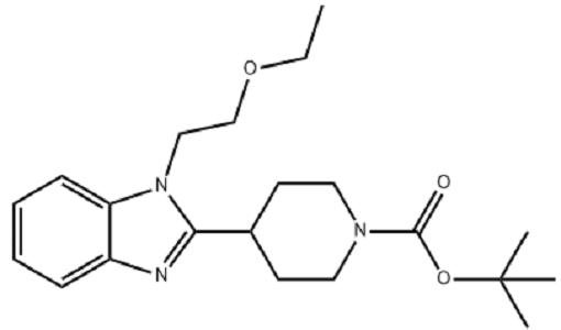 4-[1-(2-乙氧基乙基)-1H-苯并咪唑-2-基]-1-哌啶羧酸叔丁酯