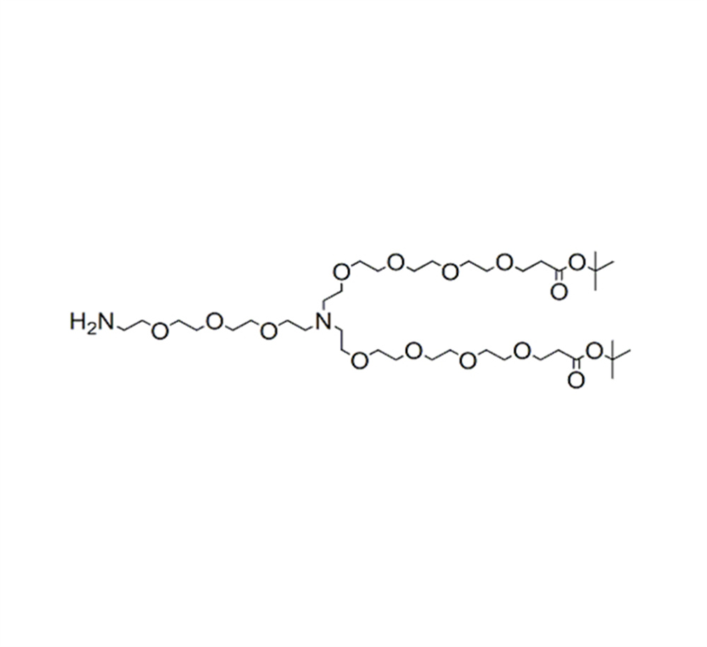 N-(氨基-PEG3)-N-双(PEG4-叔丁酯)