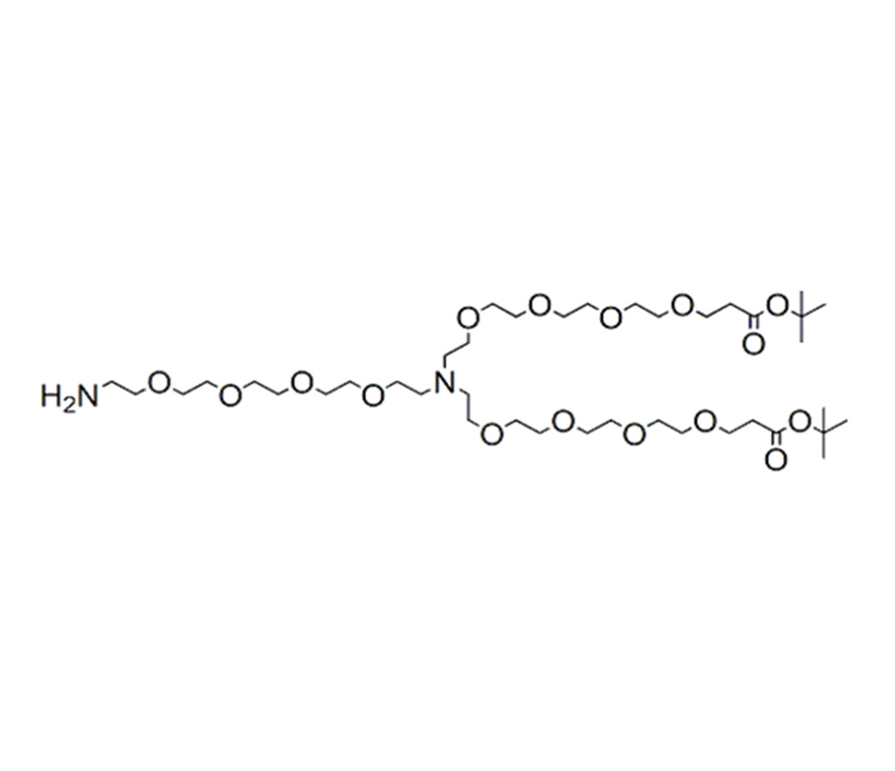 N-(氨基-PEG4)-N-双(PEG4-叔丁酯)