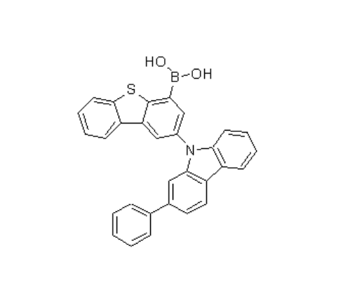 (2-(2-苯基-9氢-咔唑-9-基)二苯并噻吩-4-基)硼酸