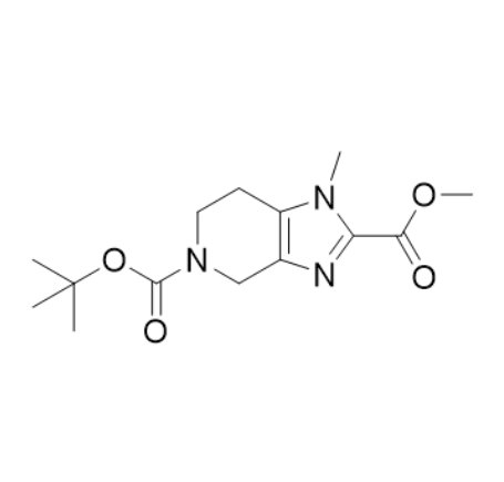 5-(叔丁基)2-甲基1-甲基-1,4,6,7-四氢-5H-咪唑并[4,5-c]吡啶-2,5-二羧酸酯