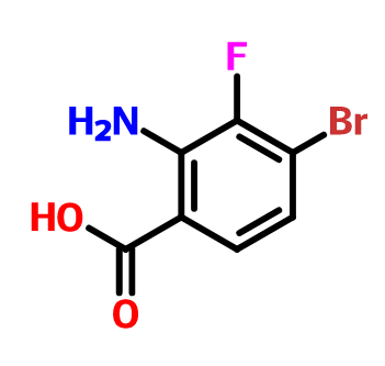 2-氨基-4-溴-3-氟苯甲酸