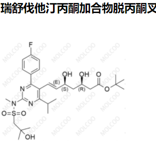 瑞舒伐他汀丙酮加合物脱丙酮叉