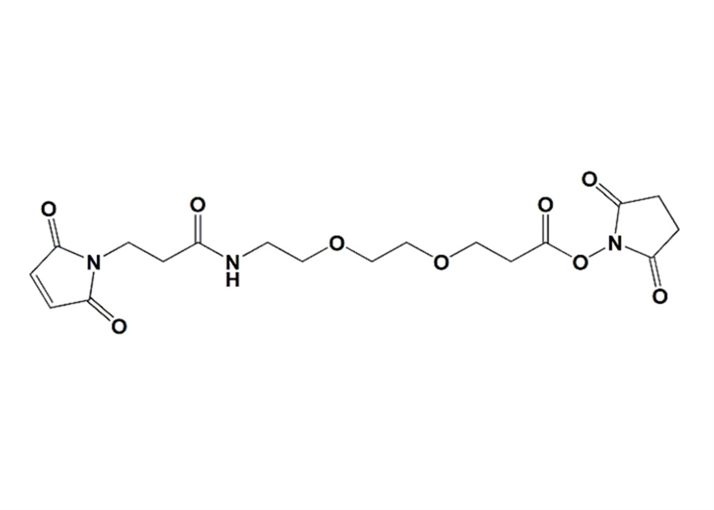 马来酰亚胺-酰胺-PEG2-琥珀酰亚胺酯