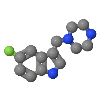 147595-45-7；5-氟-3-(哌嗪-1-基甲基)-1H-吲哚