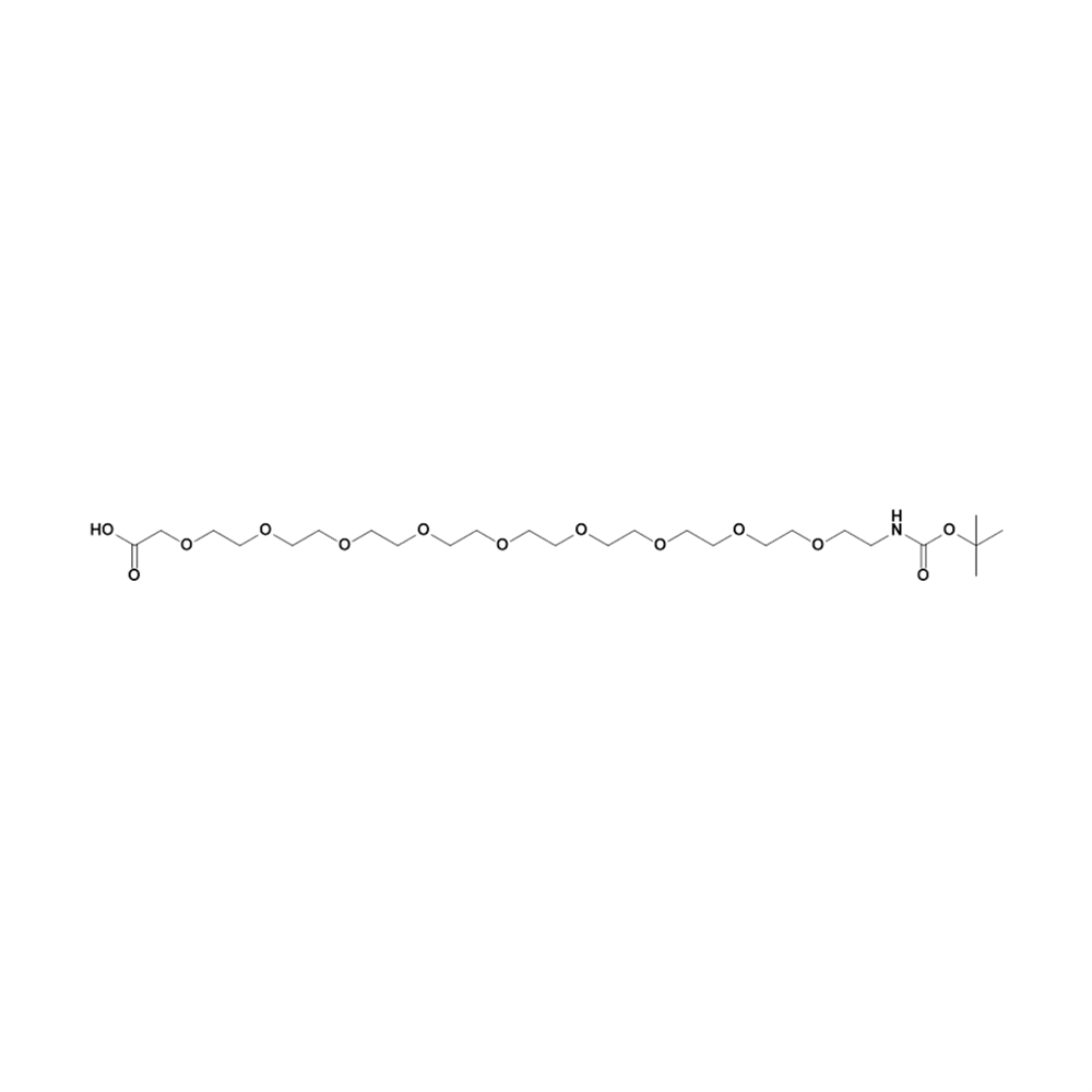 叔丁氧羰基-PEG9-乙酸