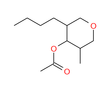 3-丁基-5-甲基四氢化-2H-吡喃-4-醇乙酸酯；38285-49-3