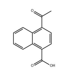 4-乙酰基萘甲酸