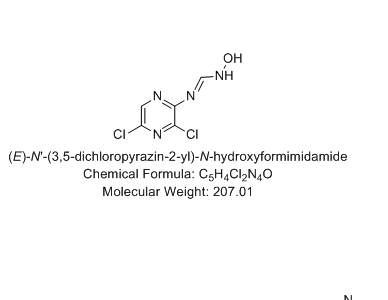 (E)-N'-(3,5-dichloropyrazin-2-yl)-N-hydroxyformimidamide