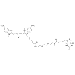 磺酸基Cy5-三聚乙二醇-生物素