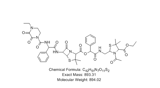 哌拉西林USP杂质W(二聚乙酯)