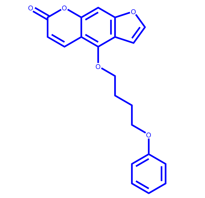 4-(4-苯氧基丁氧基)-7H-呋喃并[3,2-G][1]苯并吡喃-7-酮