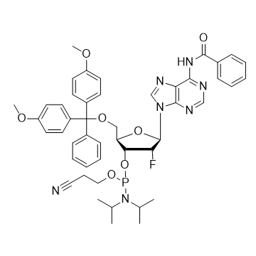 N6-苯甲酰基5'-O-DMT-2'-氟-脱氧腺苷-3'-氰乙氧基亚磷酰胺