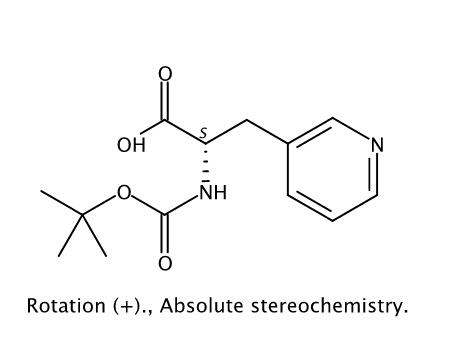 (S)-2-(叔丁氧羰酰胺)-3-吡啶-3-丙酸