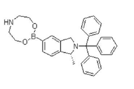 2-[(1R)-1-甲基-2-三苯甲基-2,3-二氢-1H-5-异吲哚基]硼酸二乙醇胺酯