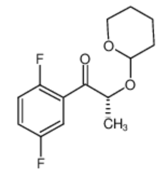 (2R)-2',5'-difluoro-2-(3,4,5,6-tetrahydro-2H-pyran-2-yloxy)-propiophenone