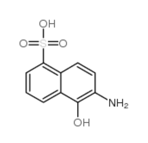 6-amino-5-hydroxynaphthalene-1-sulphonic acid