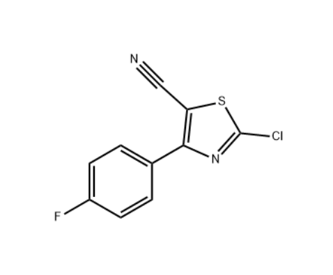 2-氯-4-(4-氟苯基)-5-噻唑甲腈