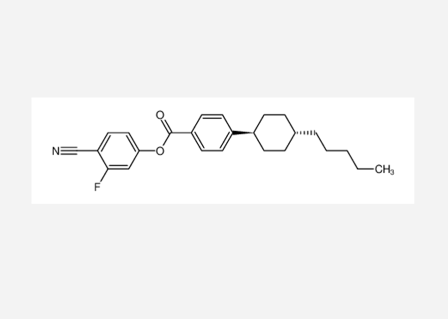 反-4-(4-正戊基环己基)苯甲基-3-氟-4-氰基苯酯