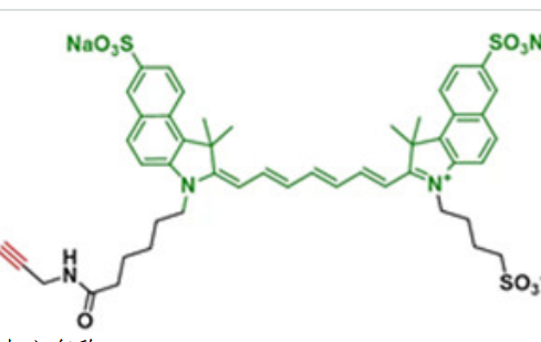 diSulfo-ICG alkyne，二磺酸-吲哚菁绿-炔基