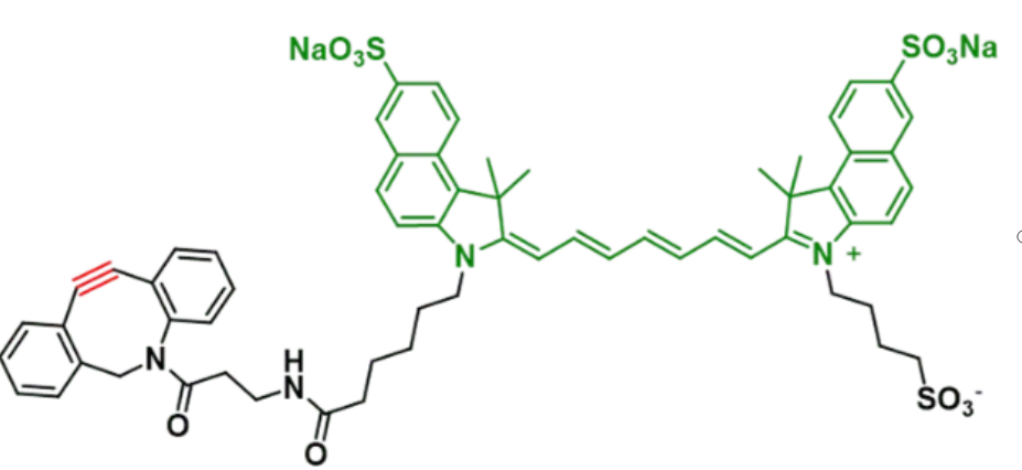 DBCO-Disulfo-ICG 二苯基环辛炔-二磺酸-吲哚菁绿