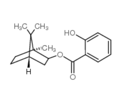 Benzoic acid,2-hydroxy-, (1R,2S,4R)-1,7,7-trimethylbicyclo[2.2.1]hept-2-yl ester, rel- Benzoic acid