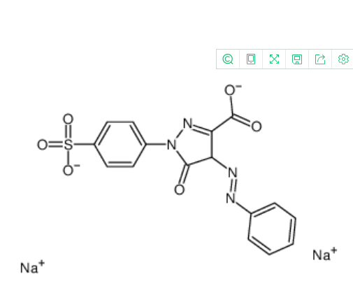 disodium 4,5-dihydro-5-oxo-4-(phenylazo)-1-(4-sulphonatophenyl)-1H-pyrazole-3-carboxylate