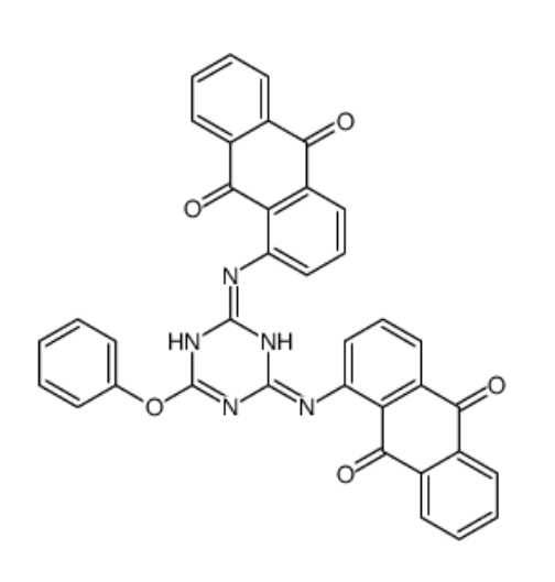 1,1'-[(6-phenoxy-1,3,5-triazine-2,4-diyl)diimino]bisanthraquinone