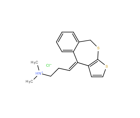 (dimethyl)[3-thieno[2,3-c][2]benzothiepin-4(9H)-ylidenepropyl]ammonium chloride