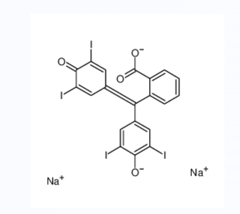 Disodium 2-[(3,5-diiodo-4-oxidophenyl)(3,5-diiodo-4-oxo-2,5-cyclo hexadien-1-ylidene)methyl]benzoate