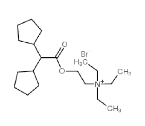 2-(2,2-dicyclopentylacetyl)oxyethyl-triethylazanium,bromide