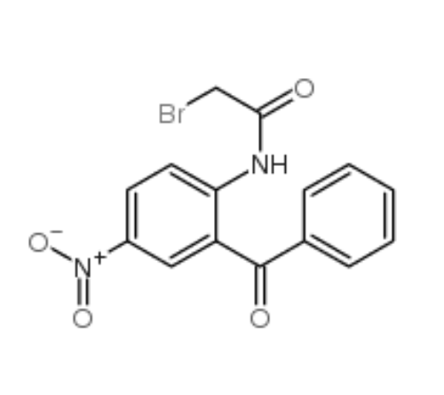 5 -硝基-2 -(溴乙酰氨基)二苯甲酮