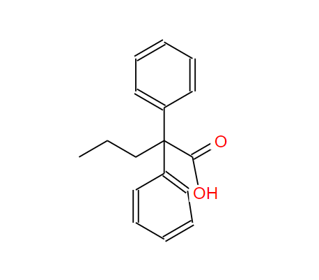 841-32-7；2,2-二苯基戊酸