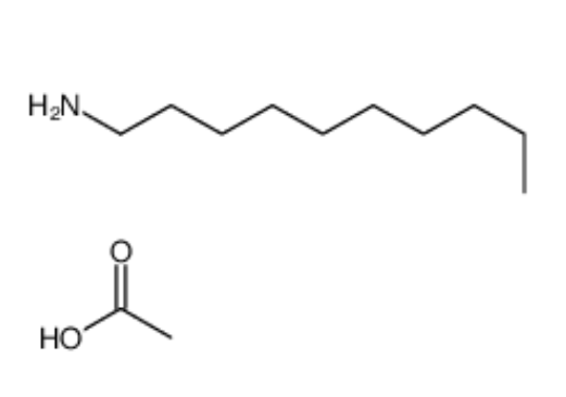 acetic acid,decan-1-amine