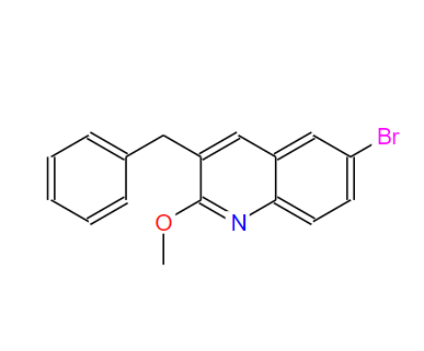 3-苄基-6-溴-2-甲氧基喹啉；654655-69-3
